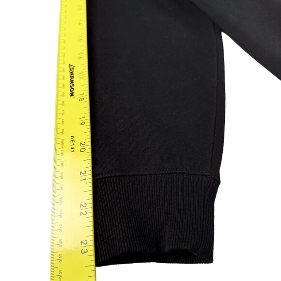 HOOEY Black & Gray Athleisure Streetwear Hooded Sweatshirt – Size L - Picture 9 of 10